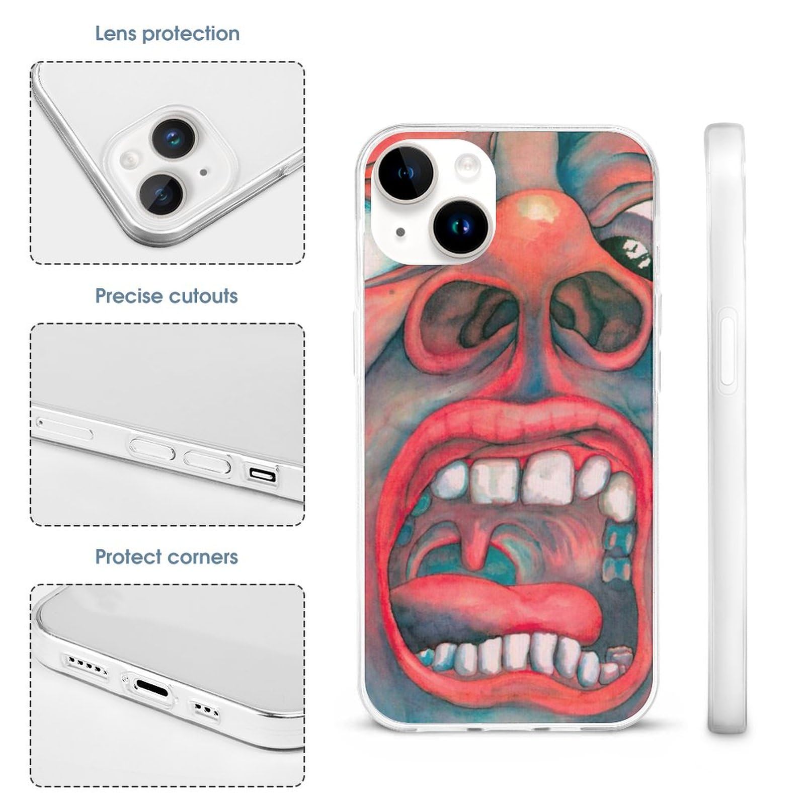 iPhone - クリムゾン Amazon.co.jp: King Crimson キング クリムゾン iPhone 15 / 15